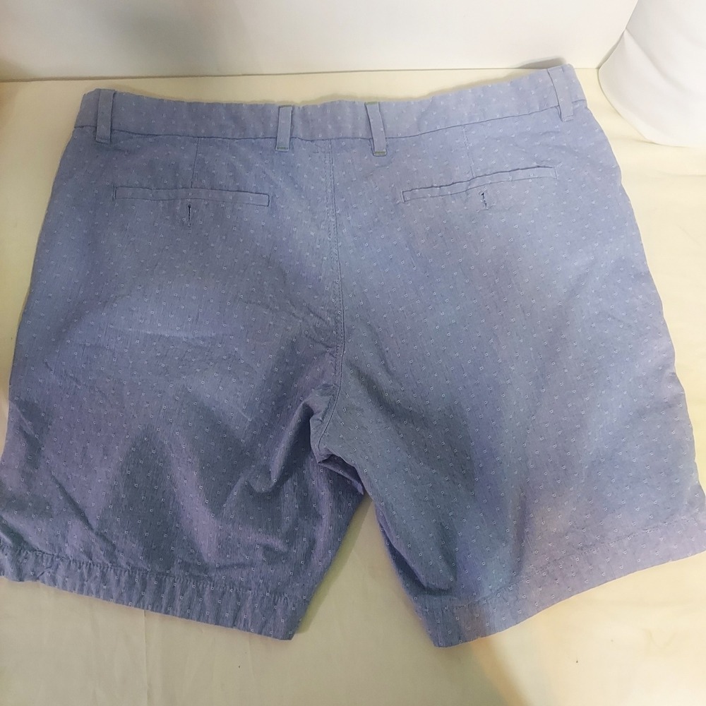 Ted Baker London Mens Size 40 Blue Dotted Pattern Tailored Fit Chino Shorts